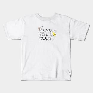 save the bees Kids T-Shirt